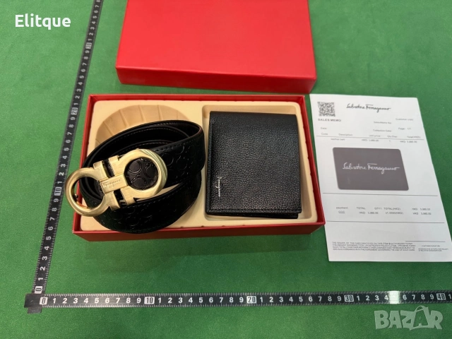 колан и портмоне hermes Louis Vuitton Salvatore Burberry , снимка 5 - Колани - 52724120