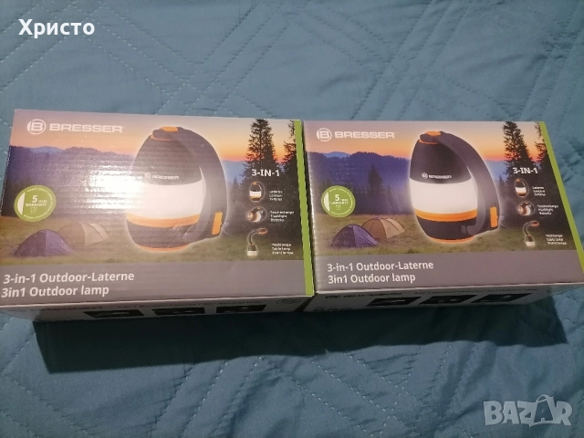 Фенер за къмпинг Bresser 3 в 1, снимка 2 - Къмпинг осветление - 52396563