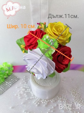 Диадема с цветя за народни танци , снимка 8 - Аксесоари за коса - 40620155