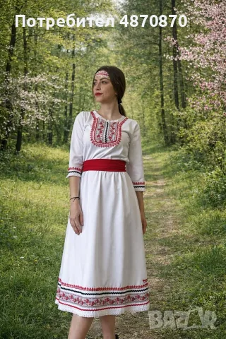Дамски рокли с фолклорни мотиви , снимка 12 - Рокли - 56315578