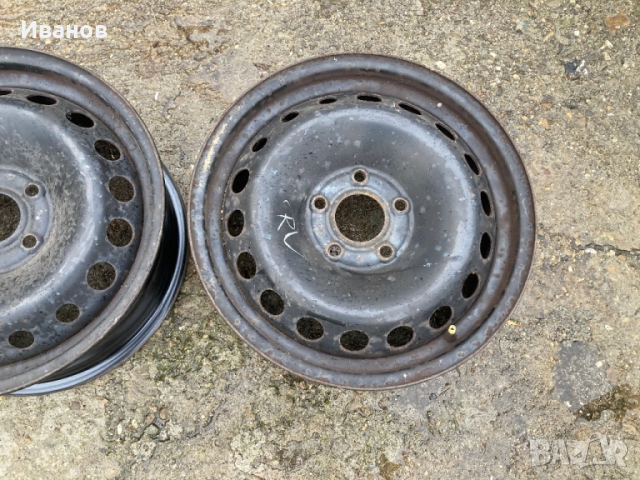 5x114.3x16 Стоманени джанти 4 броя оригинални от Renault Grand Scenic, снимка 5 - Гуми и джанти - 48909742