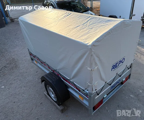 Туристическо ремарке REPO RPP с брезент и шпригли до 750кg., снимка 6 - Ремаркета - 55728778