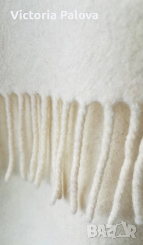 Луксозен вълнен шал за зимата, снимка 6 - Шалове - 52922452