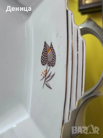 Ар деко и Епиаг❤️ Любими🥰 Плато с много стилен дизайн, красиви дипли, снимка 10 - Антикварни и старинни предмети - 50719101