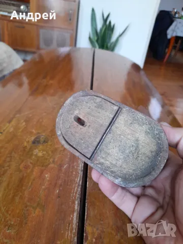 Стара дървена касичка #6, снимка 7 - Други ценни предмети - 47582138