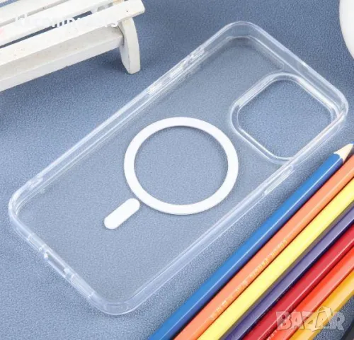 Калъф PVC Dfans Starlight MagSafe Прозрачен за iPhone 16 6.1 Баркод : 3130835, снимка 2 - Калъфи, кейсове - 48138881