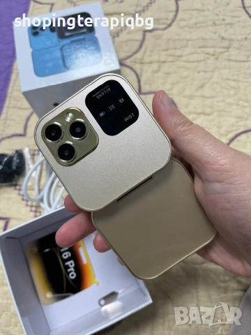 Мини телефон i16 pro с интернет 2G (с отделна карта), снимка 12 - Други - 53947101