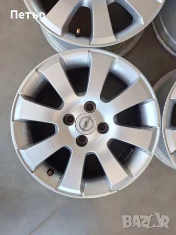 ОРИГИНАЛНИ АЛУМИНИЕВИ ДЖАНТИ ЗА OПЕЛ-4Х100Х56.6-15 цола, снимка 5 - Гуми и джанти - 50683476