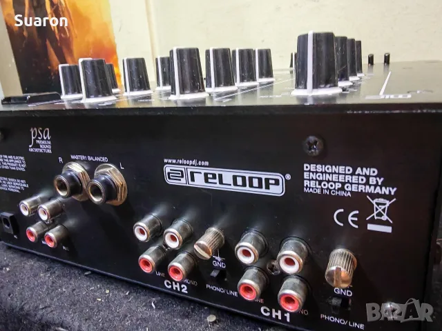 Пулт миксер ,,Reloop" PSA premium sound, снимка 5 - Ресийвъри, усилватели, смесителни пултове - 55741487