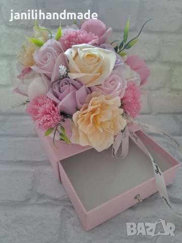 Луксозна завършена кутия розова, снимка 3 - Подаръци за жени - 52151887