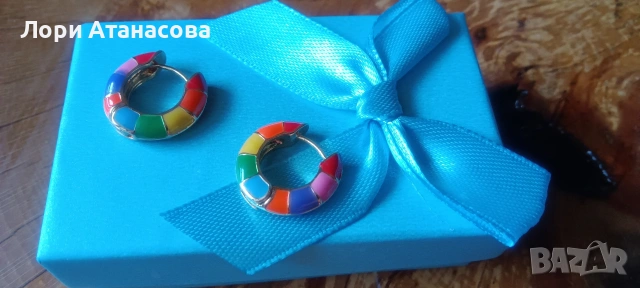 Ретро кръгли обеци- модерни дамски обеци в европейски и американски стил, снимка 3 - Обеци - 54003708