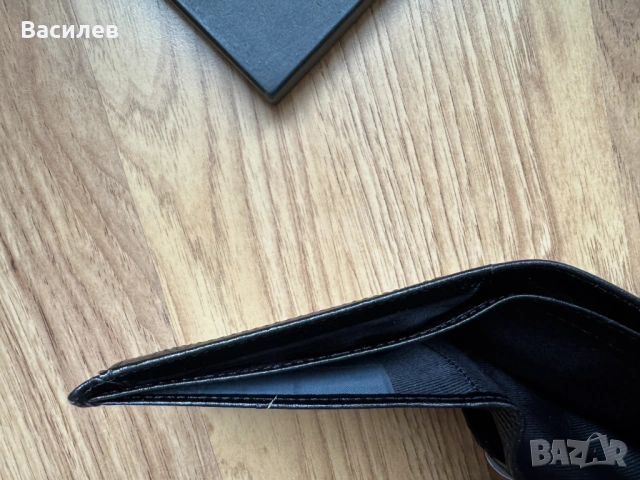 J. Wilson мъжки портфейл портмоне естествена кожа плюс подарък кейс за документи и карти внос Англия, снимка 6 - Портфейли, портмонета - 47245277