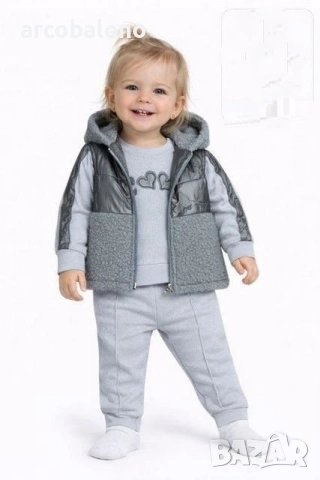 Бебешки комплект за момиченце от 3 части, 3цвята , снимка 3 - Комплекти за бебе - 53375799