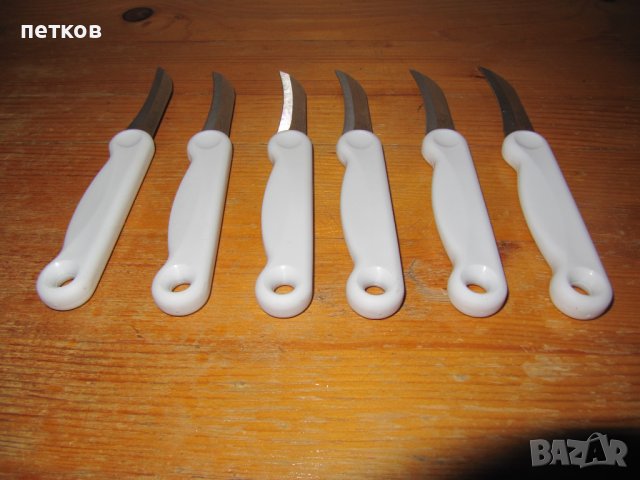 кухненски ножчета с извито острие- 6 бр.