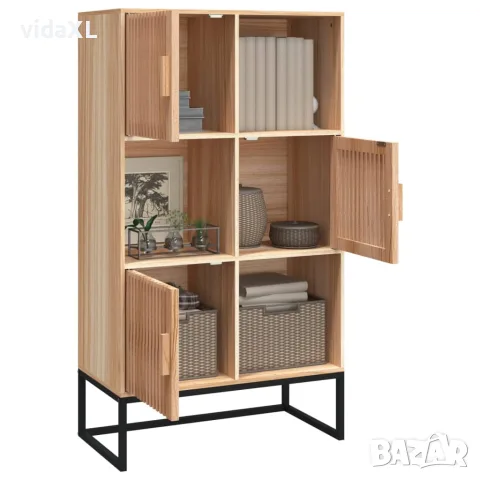 vidaXL Висок шкаф, 70x35x125 см, инженерно дърво, снимка 3 - Шкафове - 56147236