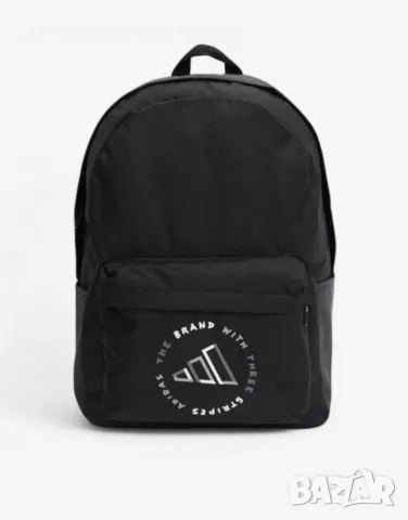 Adidas Детска Черна Раница С Основно Отделение С Цип И Два Странични Джоба За Бутилка  Код P2932