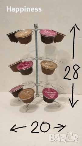 Стойка за 18 Капсули Dolce Gusto - ръчна изработка, снимка 2 - Кафемашини - 52903934