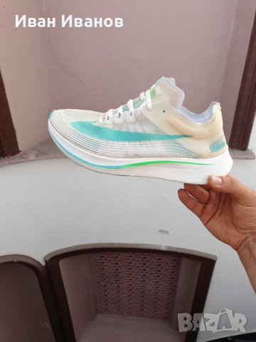 маратонки  NIKE ZOOM FLY SP RAGE GREEN  номер 43,5-44, снимка 6 - Маратонки - 37495284