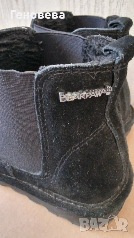 Велурени ботички Bearpaw, снимка 4 - Дамски боти - 53986445