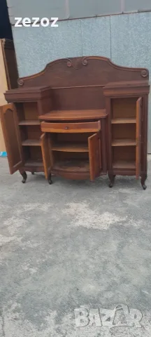 Шкаф антикварен масив №176, снимка 3 - Шкафове - 56005364
