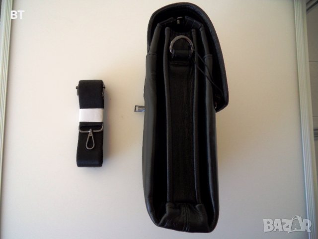 НАМАЛЕНА Мъжка чанта от естествена кожа Ar Pelle Италия, снимка 4 - Чанти - 38045581