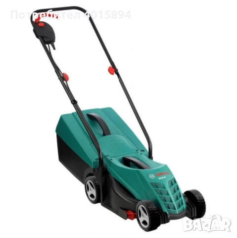 Електрическа косачка Bosch Rotak 32 - 1200W с GrassCombs, коси до самия ръб, кош 31 л, снимка 4 - Други инструменти - 51859214