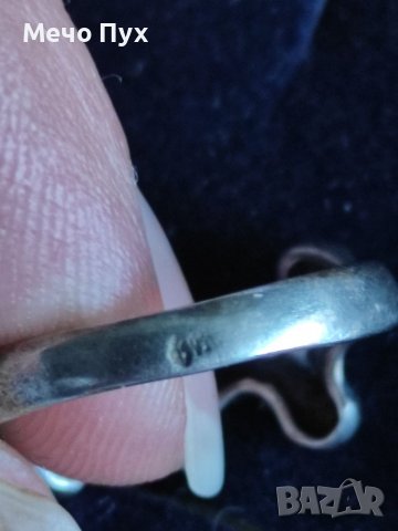 Сребърен пръстен (112), снимка 8 - Пръстени - 39893661