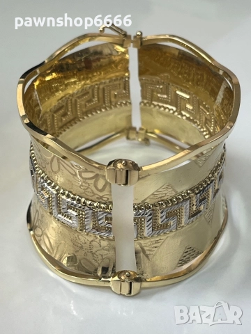 Златна гривна 14 карата , снимка 4 - Гривни - 51888023