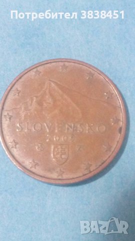 5 евро цент 2009 г.Словения, снимка 2 - Нумизматика и бонистика - 44500251