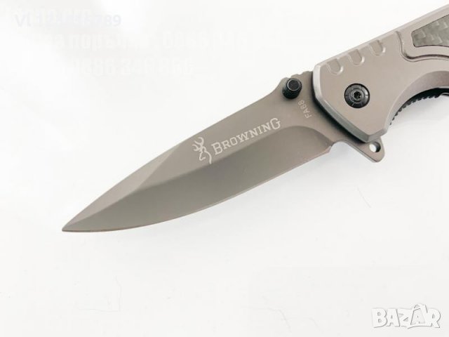 Browning FA68 - Сгъваем автоматичен нож 95x225, снимка 2 - Ножове - 38707773