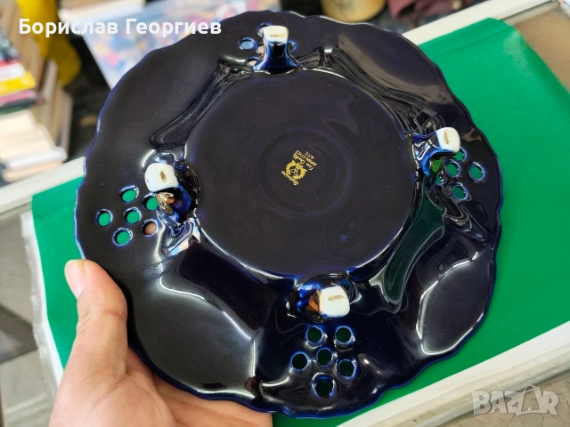 Порцеланова купа кобалт Bavaria japan style, снимка 4 - Сервизи - 54120354