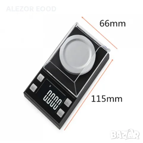 Прецизна везна 100гр., Резолюция 0.001 гр. С кал. тежест 50гр., 4326, снимка 3 - Друго търговско оборудване - 49930832