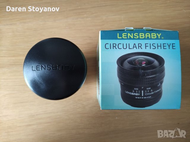 Lensbaby 5.8mm f/3.5 Circular Fisheye for Sony E, снимка 1 - Обективи и филтри - 40335592