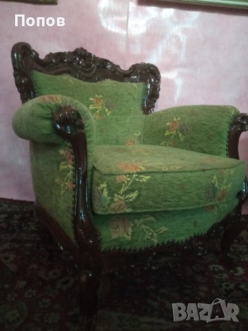 Двойка барокови кресла, снимка 3 - Дивани и мека мебел - 42214734
