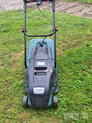 Оригинална косачка "БОШ" с кош, снимка 2 - Градинска техника - 49396538