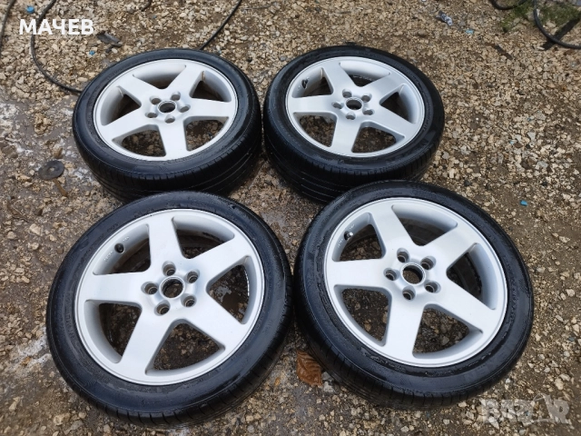 Лети джанти 17 5х112 , 7J ET 45, снимка 2 - Гуми и джанти - 51843478