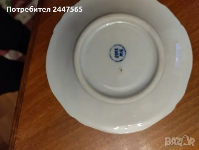 Порцеланова чиния,антик ,1957г, снимка 5 - Антикварни и старинни предмети - 48969160
