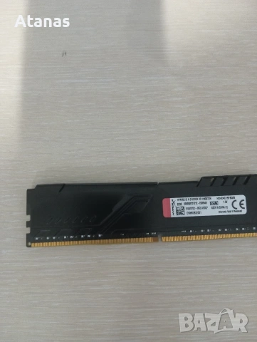 Рам Памет 8GB DDR4 2400mhz на HyperX Fury, снимка 2 - RAM памет - 54089726