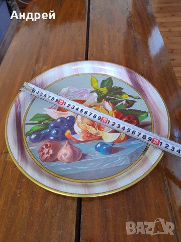 Стар поднос #8, снимка 4 - Други ценни предмети - 32112924