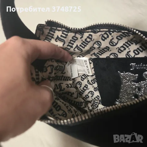 Велурена чанта Juicy Couture , снимка 10 - Чанти - 56184664