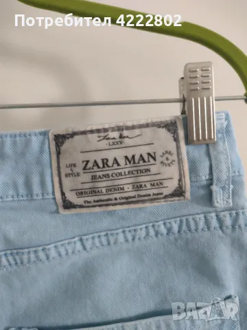 Мъжки къси дънки Zara, снимка 5 - Дънки - 50151368