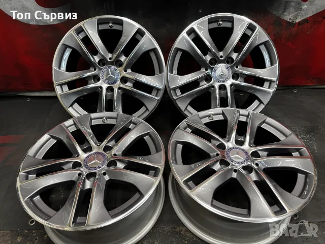 Оригинални алуминиеви джанти за Мерцедес (Mercedes), 16 цола, 5х112, снимка 4 - Гуми и джанти - 56184565