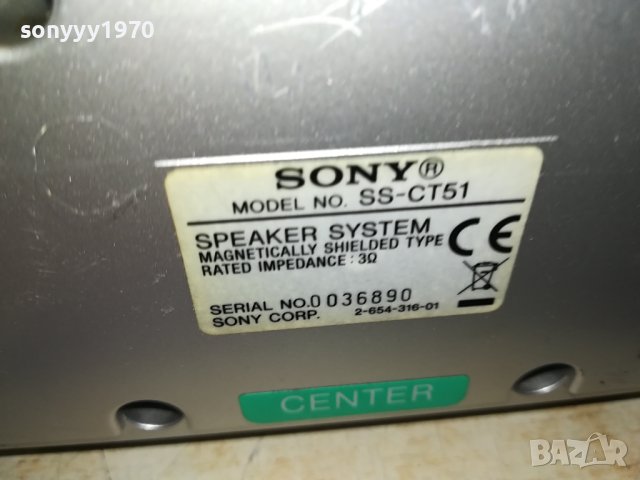 SONY CENTER+FRONT X2 1109231115M, снимка 8 - Тонколони - 42150046