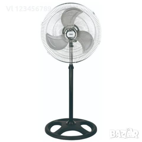 Вентилатор 3 в 1 Rosberg, 70W, 18", На стойка, За стена, Настолен, Размер: 45.72 см 