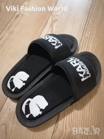 Дамски чехли KArl Lagerfeld, снимка 3 - Чехли - 51305179