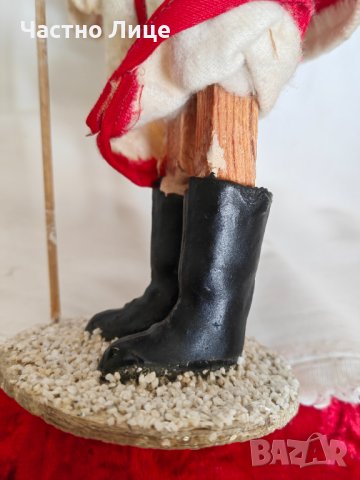 Уникална Кукла Дядо Коледа от Царски Времена 30те г на 20 век, снимка 5 - Антикварни и старинни предмети - 42735239