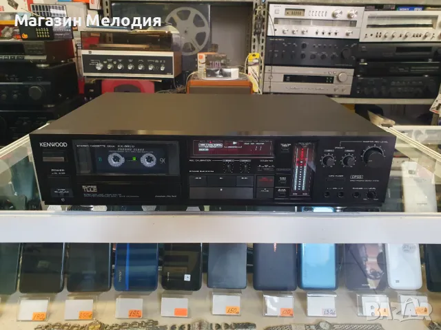 Касетен дек Kenwood -880 D В отлично техническо и визуално състояние., снимка 2 - Декове - 49313103