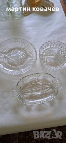 стъклена посуда от едно време , снимка 2 - Декорация за дома - 53881398