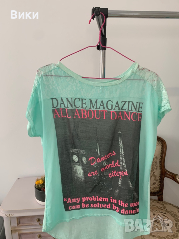 Дамска тениска в универсален размер , снимка 2 - Тениски - 44728323