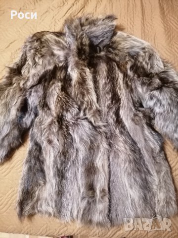 Палто от Сребърна лисица Л, снимка 3 - Палта, манта - 21756721